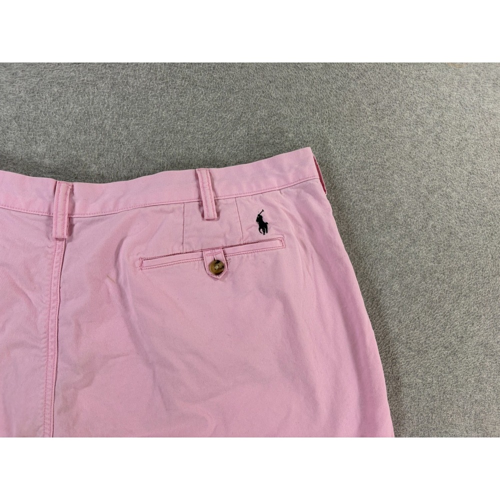 Polo Ralph Lauren Cotton Twill Stretch Chino Shorts (Men's 42)‎ Pink - 6.5" - Picture 11 of 12